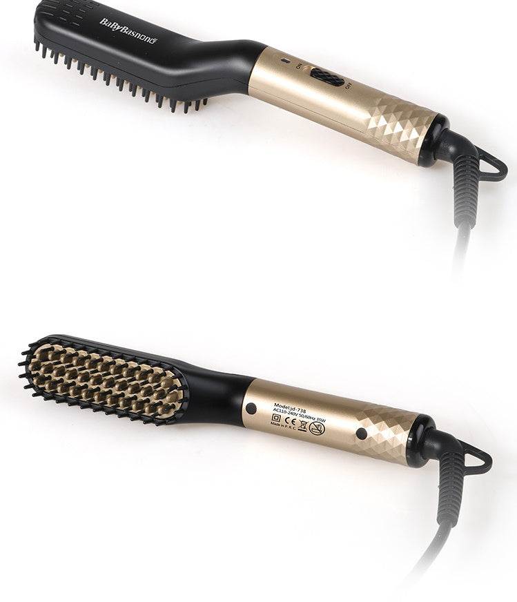 Multifunctional  Hair Comb Brush Men Beard Straightener