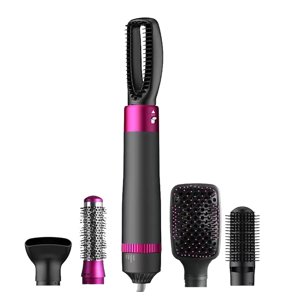 Professional Hair Dryer  And Straightening Brush Electric Hair Styling Tool
