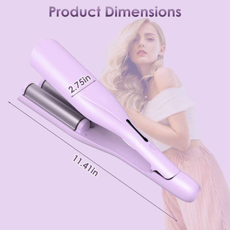 1Pc Hair Iron Curling Waver With Ceramic 1.41inch Barrel Ions Deep Hair Curler Dual Voltage
